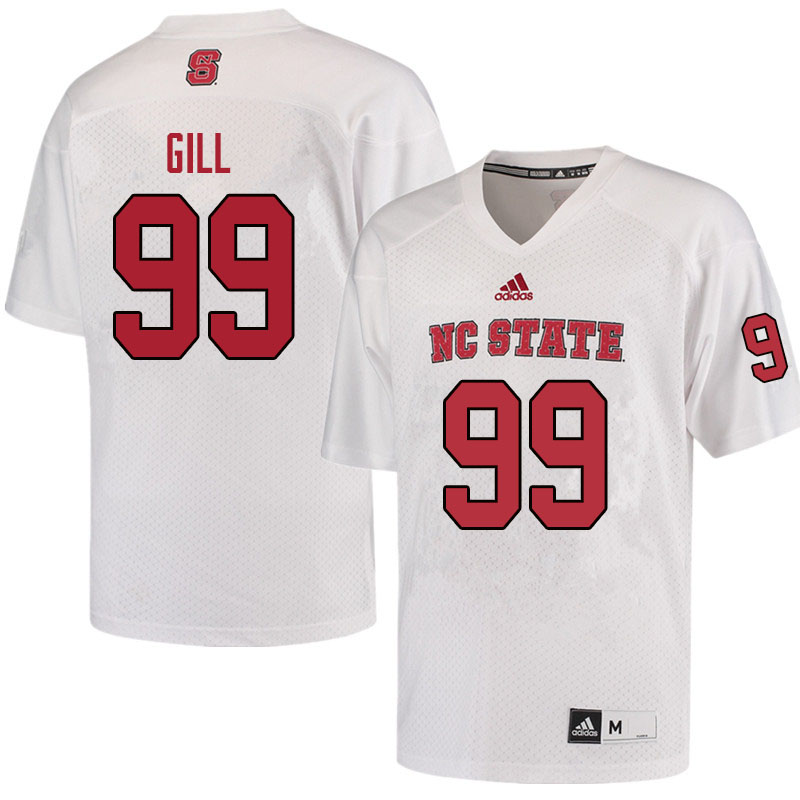 Men #99 Trenton Gill NC State Wolfpack College Football Jerseys Sale-Red